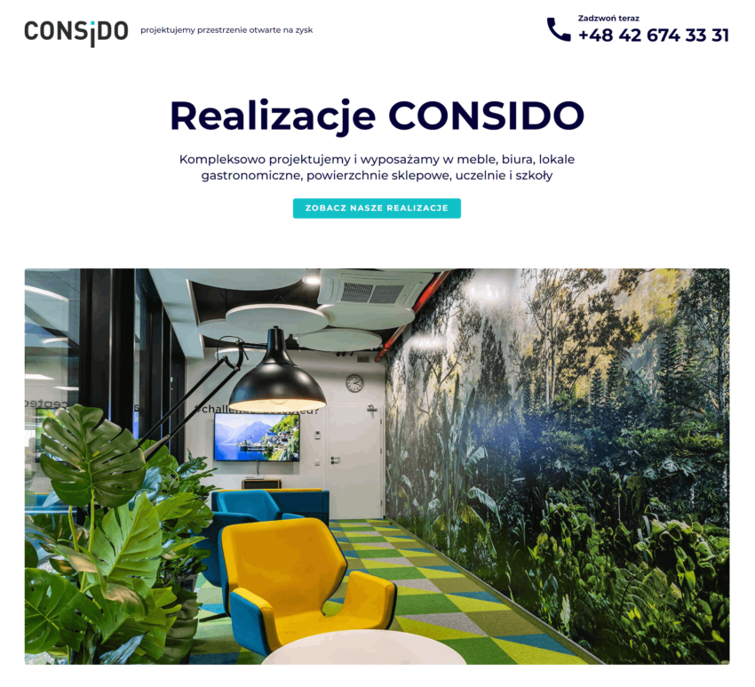 Consido – portfolio firmy projektującej wnętrza
